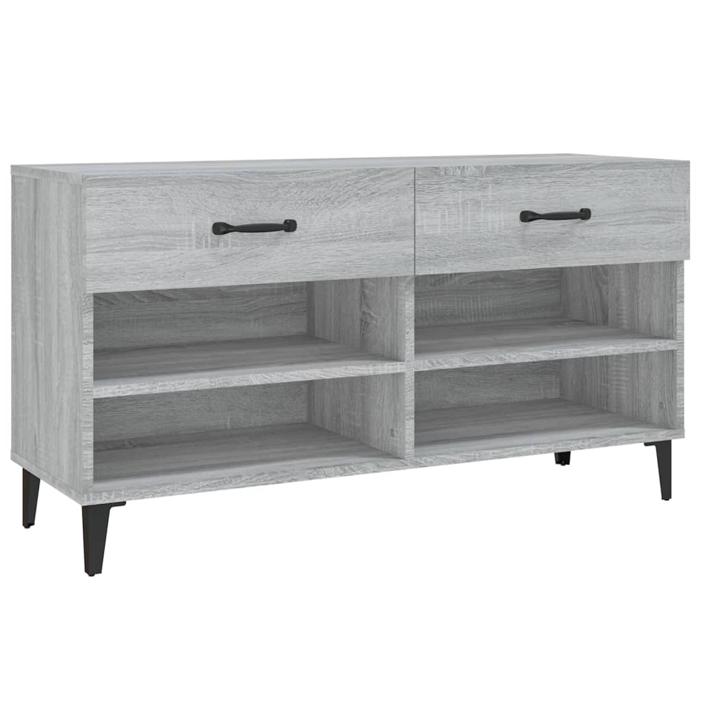 Schuhschrank Weiß 102x35x55 cm Holzwerkstoff