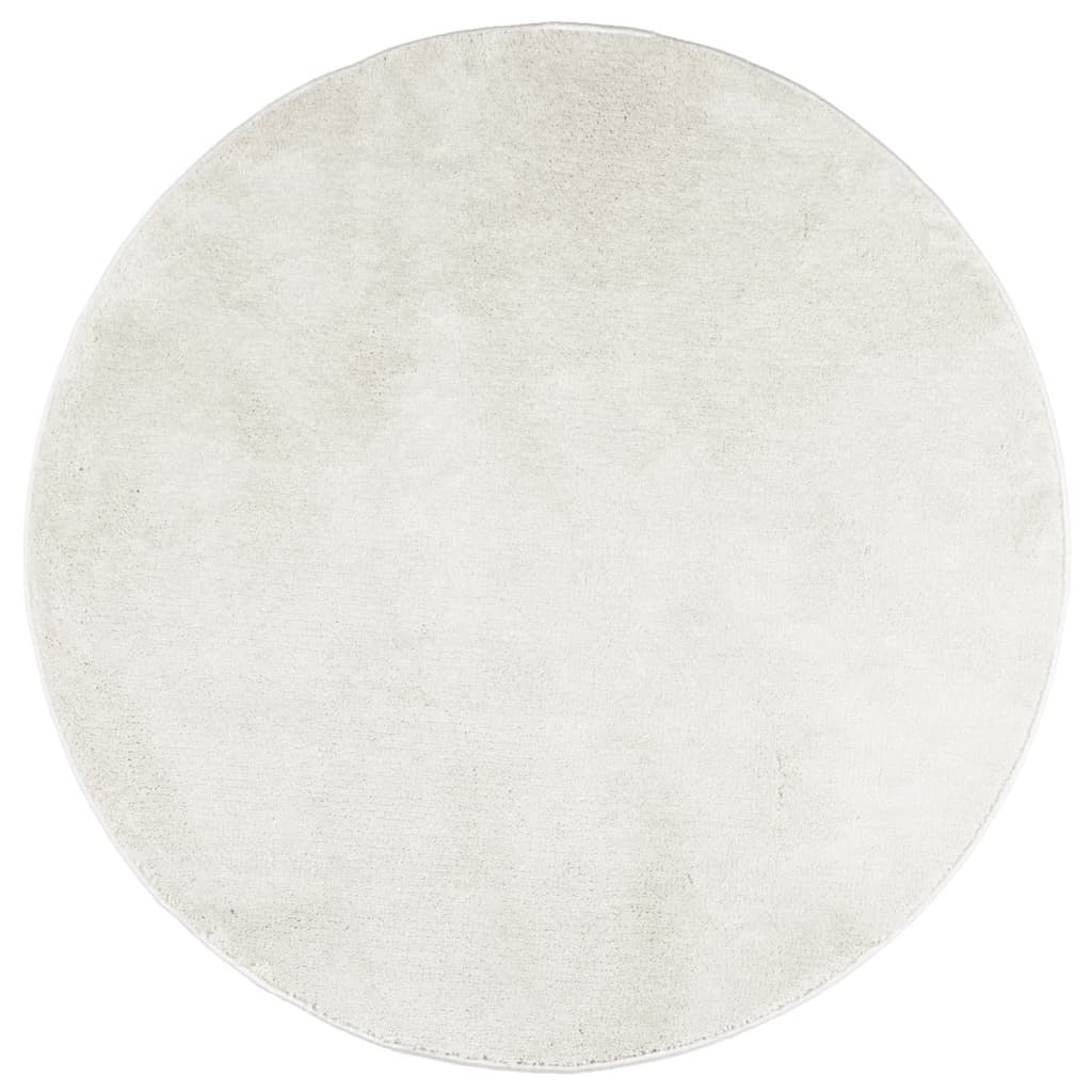 Teppich OVIEDO Kurzflor Anthrazit 120x120 cm