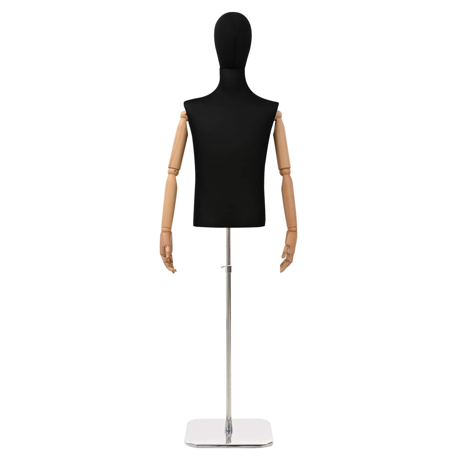 Verstellbare Mannequin 165-213 cm mit Fuß Weiblich PP Weiß