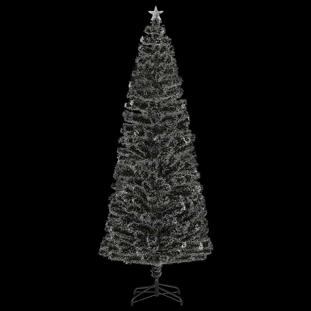 Vorbeleuchteter Weihnachtsbaum mit Ständer und LED 150 cm Glasfaser