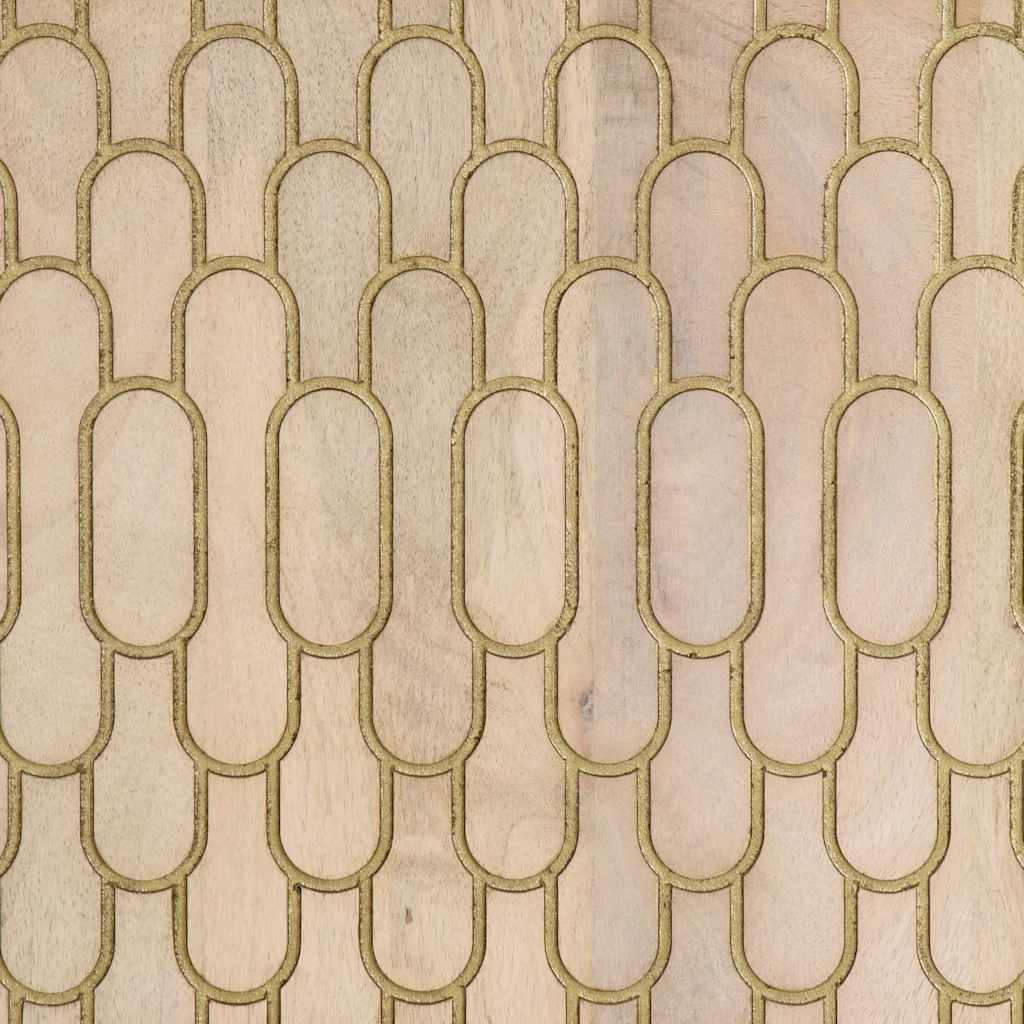 Beistellschrank 60x33x75 cm Massivholz Mango