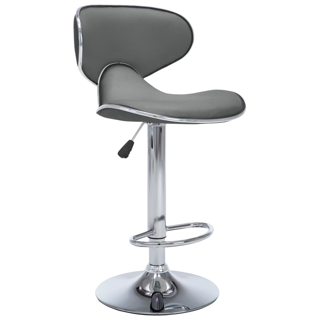 Barhocker 2 Stk. Rot Kunstleder