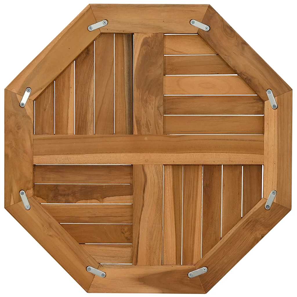 Tischplatte Massivholz Teak Rund 2,5 cm 40 cm