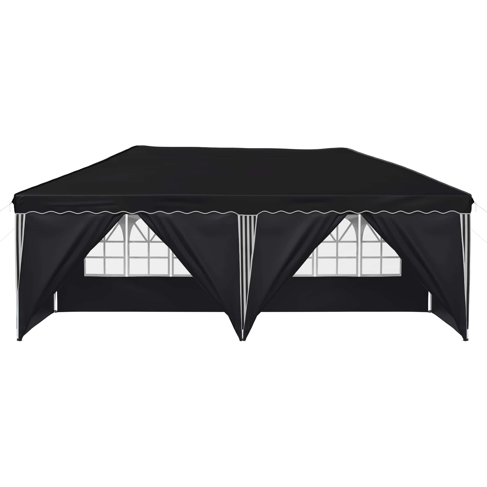 Pop-up Partyzelt 575 x 290 x 245 cm Creme