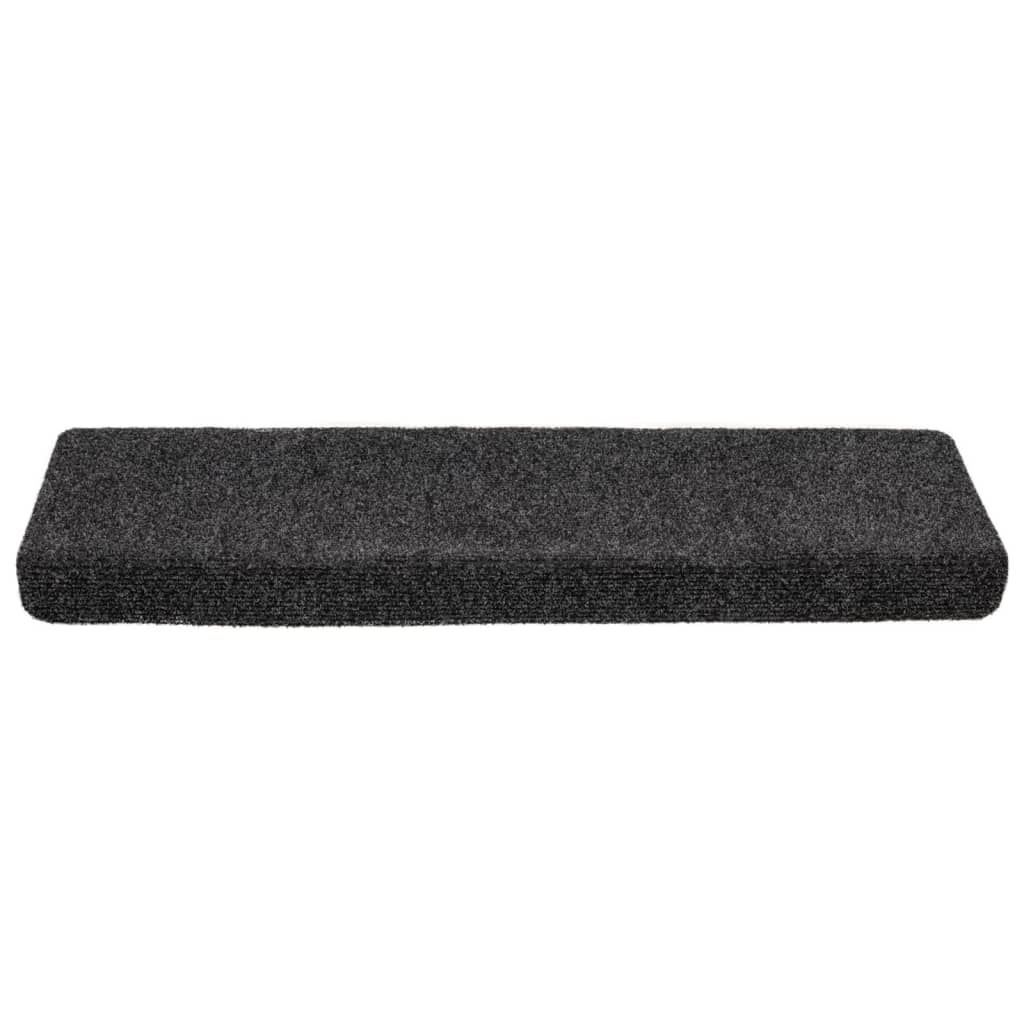 Stufenmatten Selbstklebend 15 Stk. 65x21x4 cm Hellbraun Rechteckiger Rand