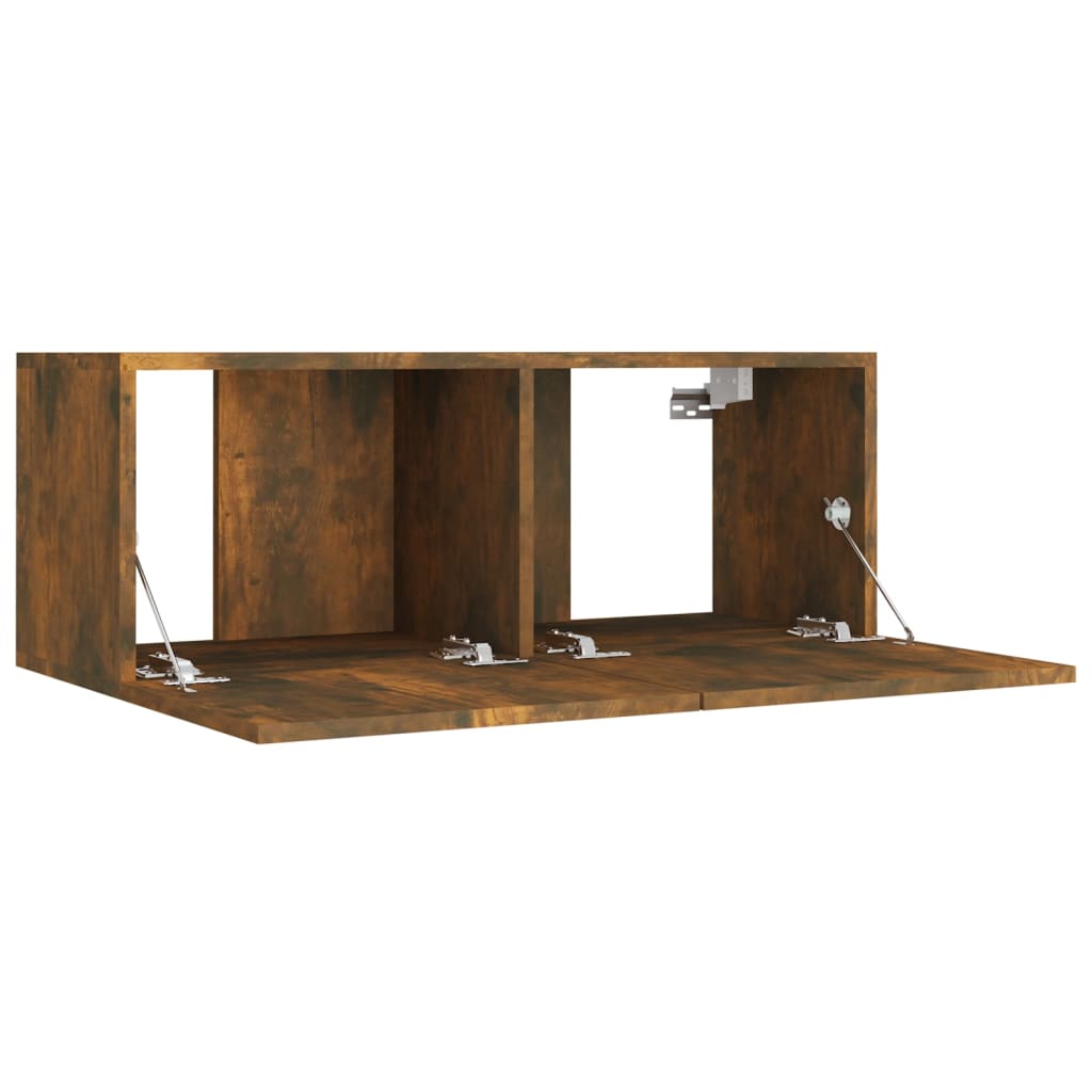 4-tlg. TV-Schrank-Set Weiß Holzwerkstoff