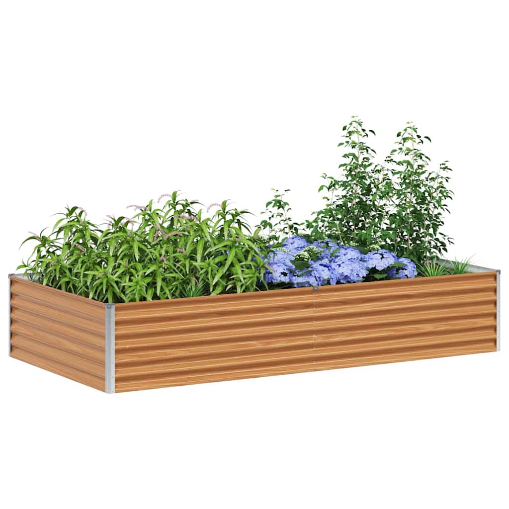 Garten-Hochbeet 100 x 50 x 36 cm Cortenstahl