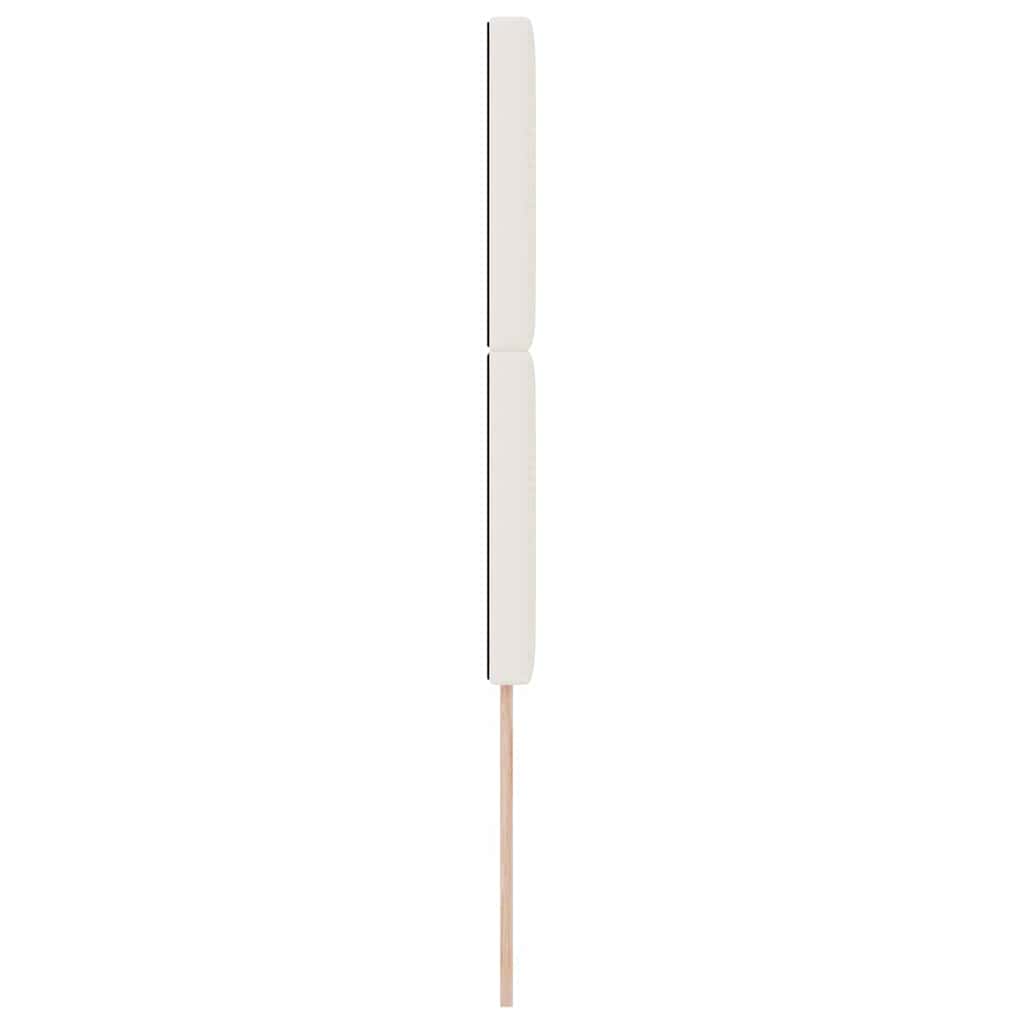 Kopfteil Hellgrau 80 cm Cordstoff