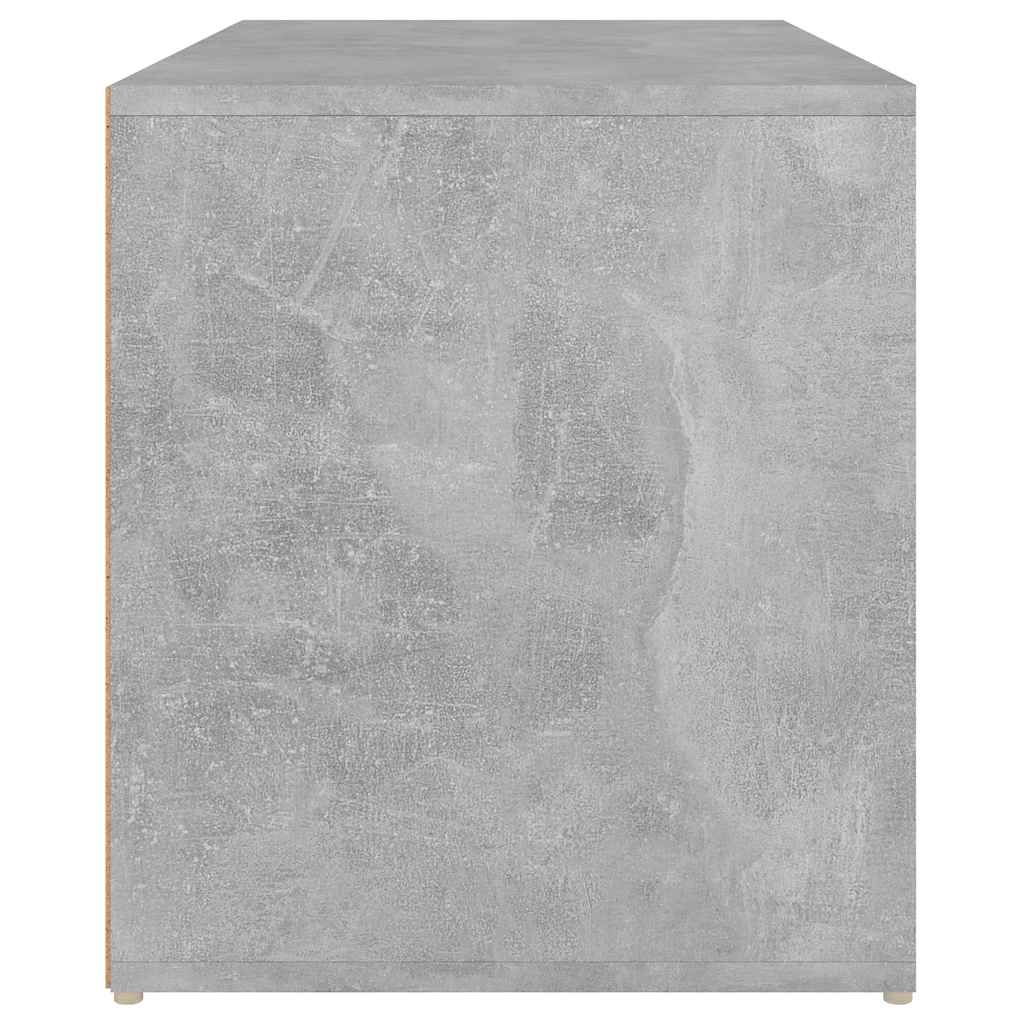 Flurbank 80x40x45 cm Weiß Holzwerkstoff