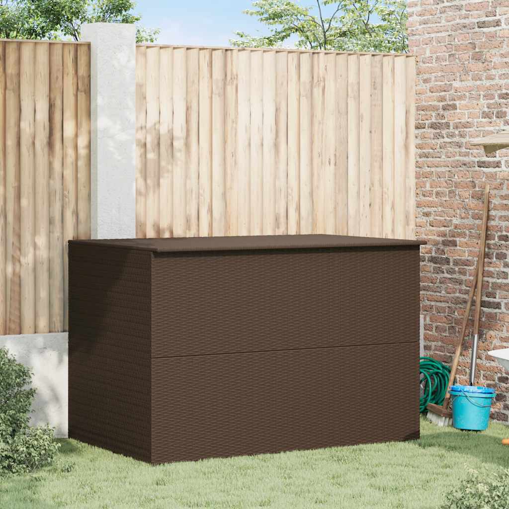 Garden-Auflagenbox Schwarz 150x100x100 cm Poly Rattan