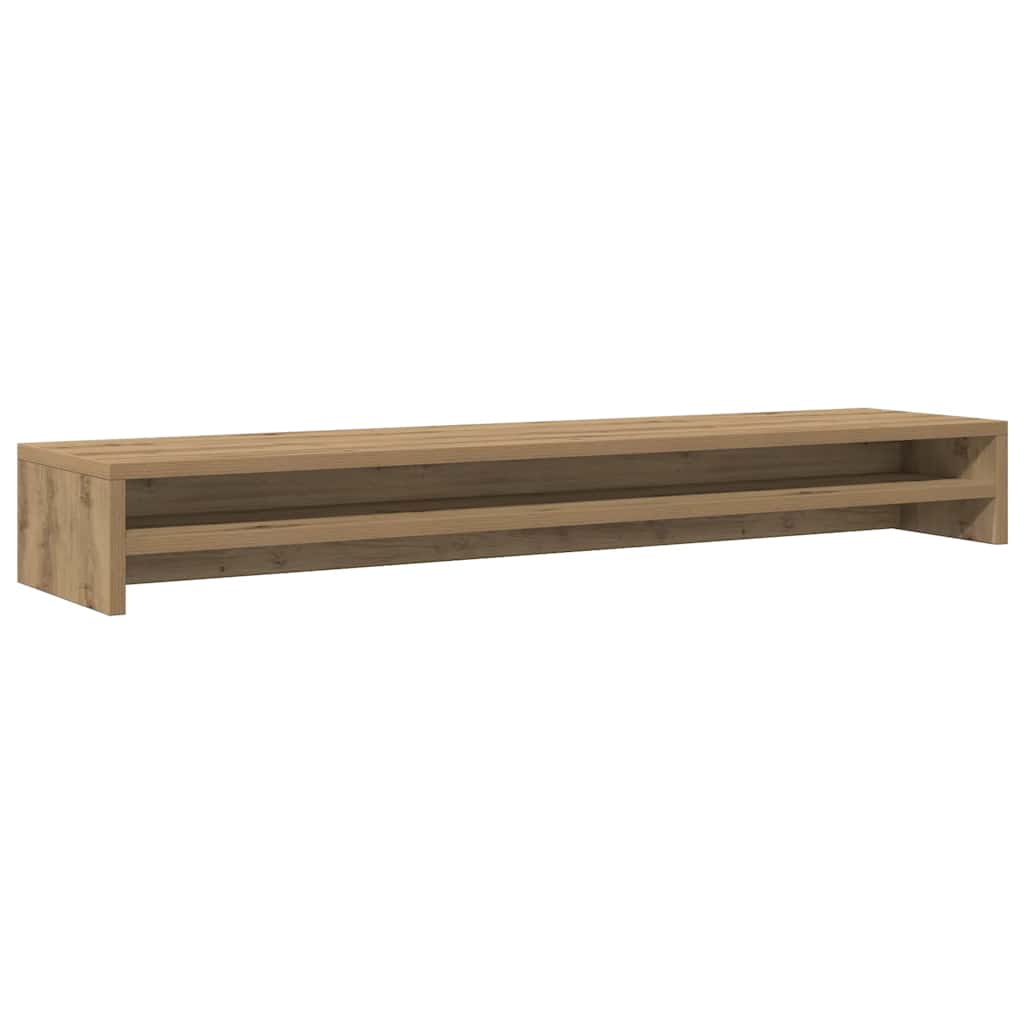 Monitorständer Weiß 100x24x13 cm Holzwerkstoff