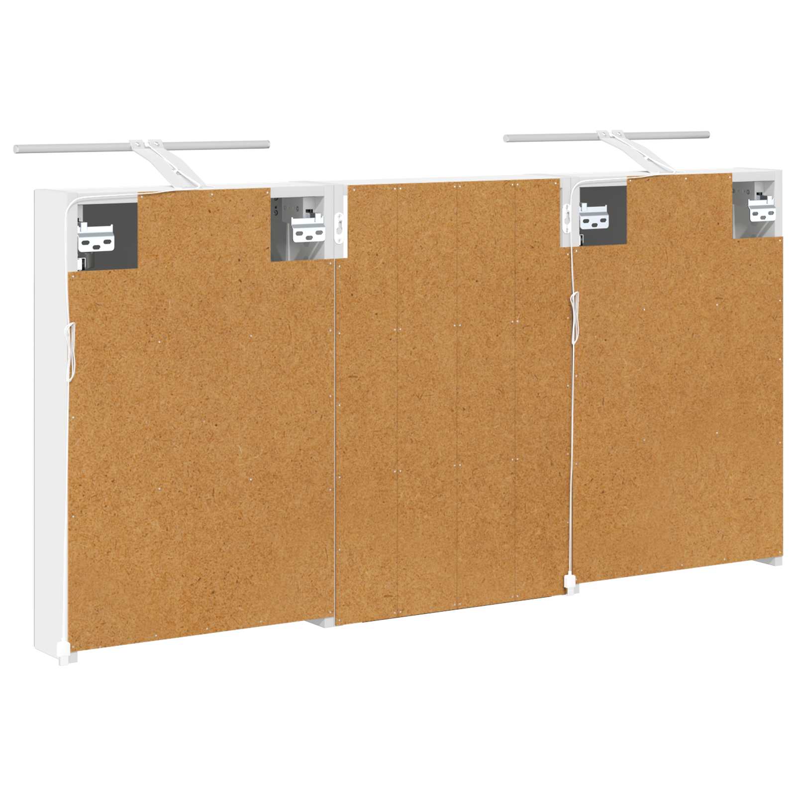 Badezimmerschrank-Set 3 pcs 80 x 10,5 x 50 cm Holzwerkstoff