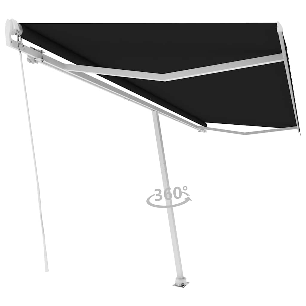 Standmarkise Manuell Einziehbar 300x250 cm Creme