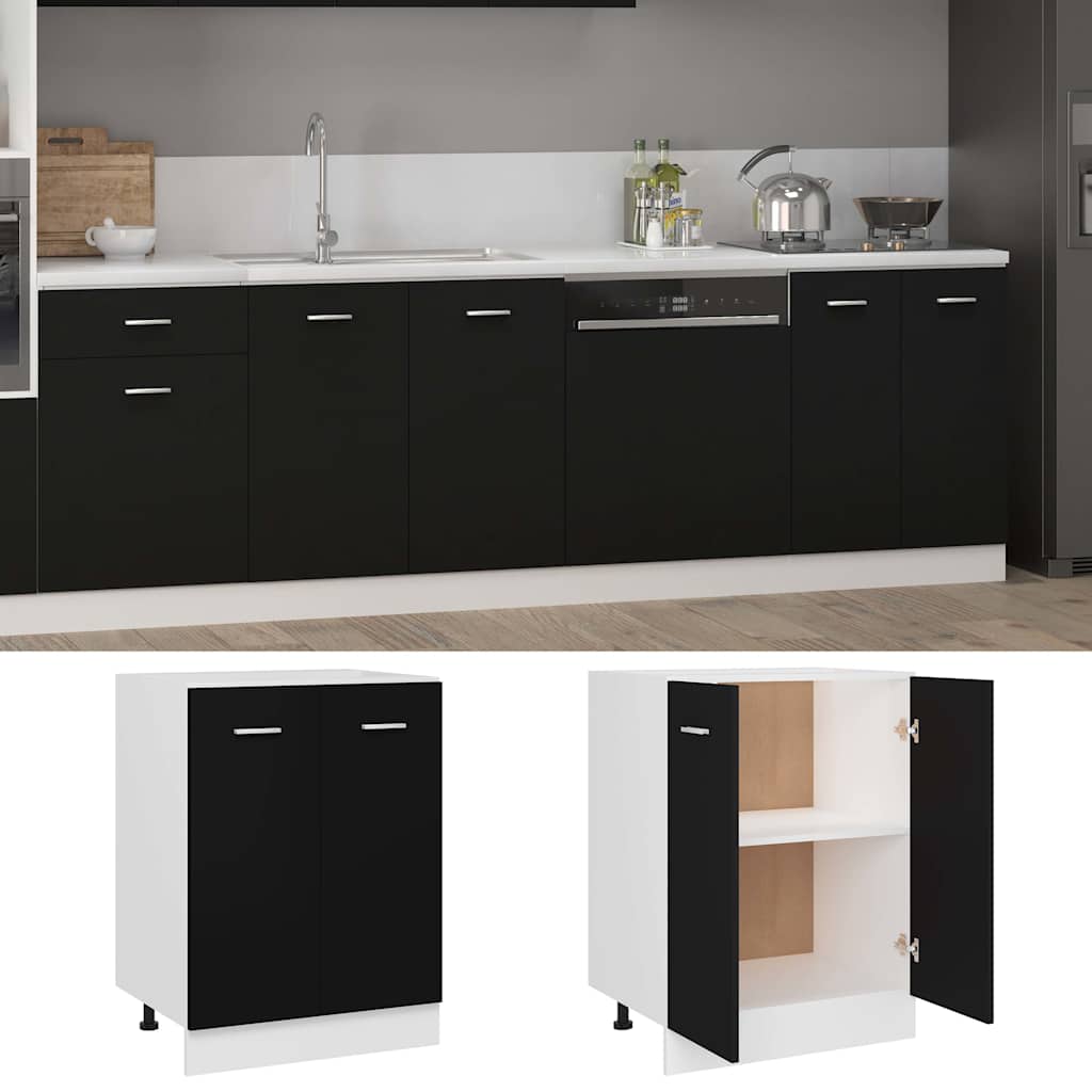 Unterschrank Lyon Weiß 60x46x81,5 cm Holzwerkstoff
