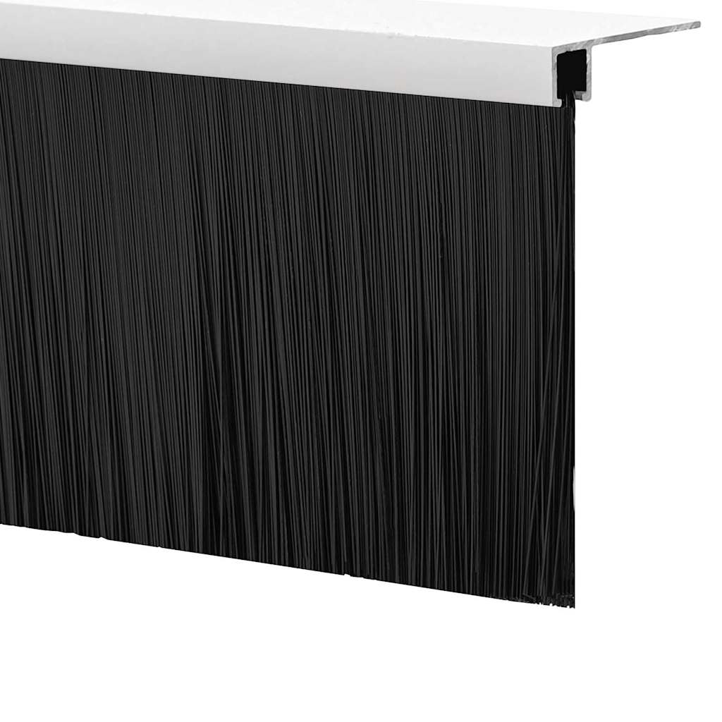 Aufsteck Türbürstendichtungen 2 pcs Braun 100 cm