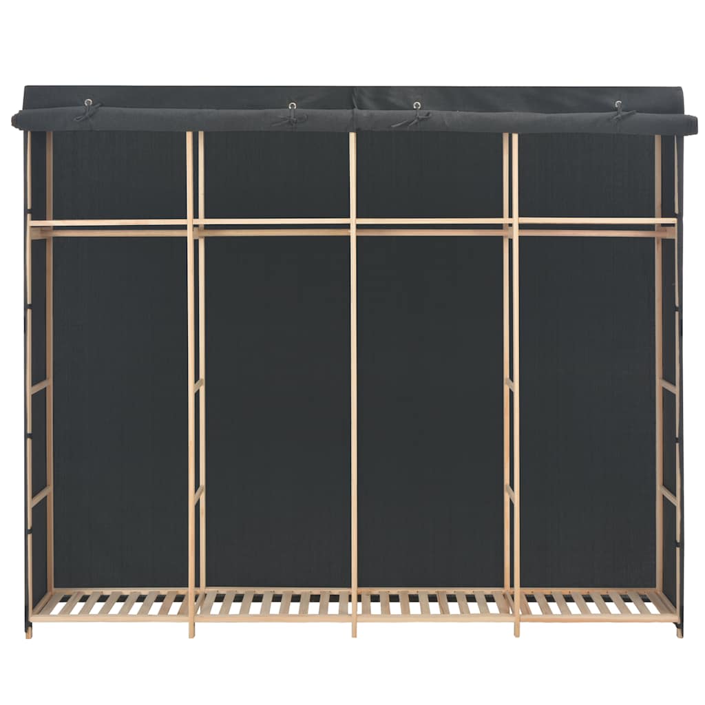 Kleiderschrank Weiß 200 x 40 x 170 cm Stoff