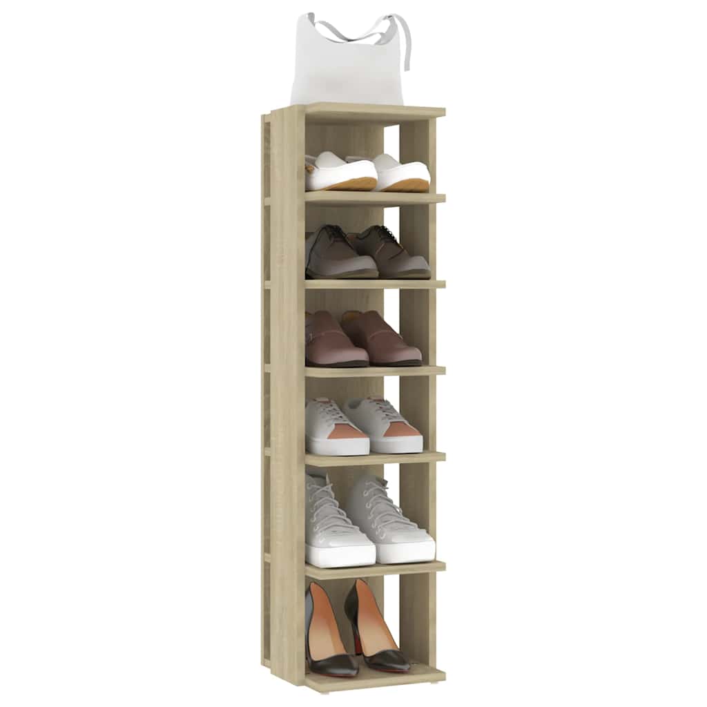 Schuhschrank Weiß 27,5x27x102 cm Holzwerkstoff