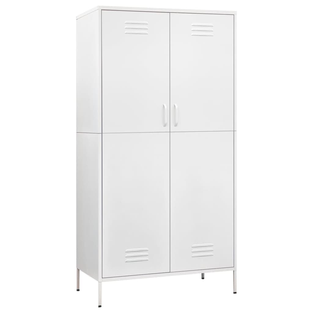 Kleiderschrank Olivgrün 90x50x180 cm Stahl