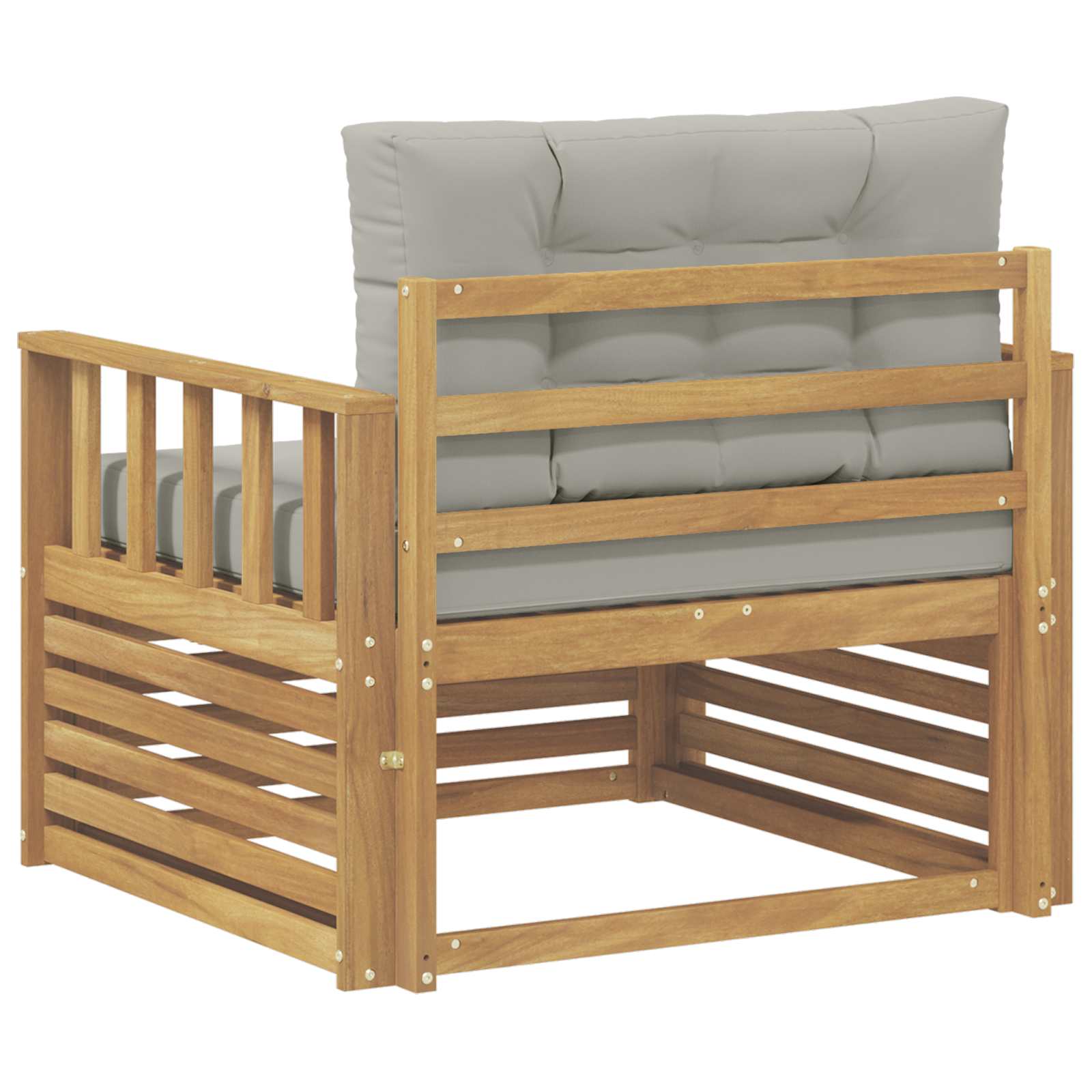 2 Stück Outdoor-Sofa Natur