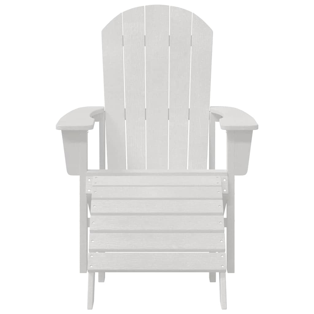 Gartenstuhl 2 pcs Weiß 83 x 74 x 92 cm Polyethylen