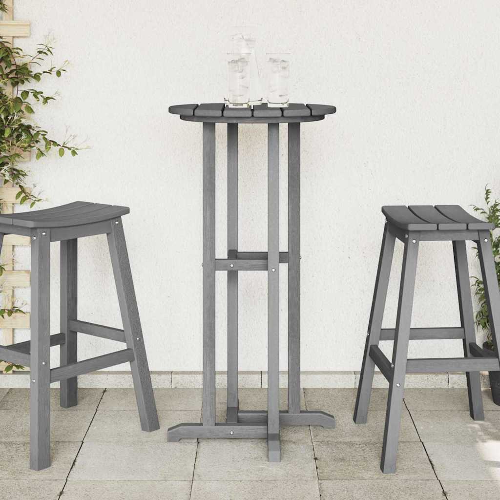 Bartisch Weiß 55 x 55 x 107 cm Polyethylen