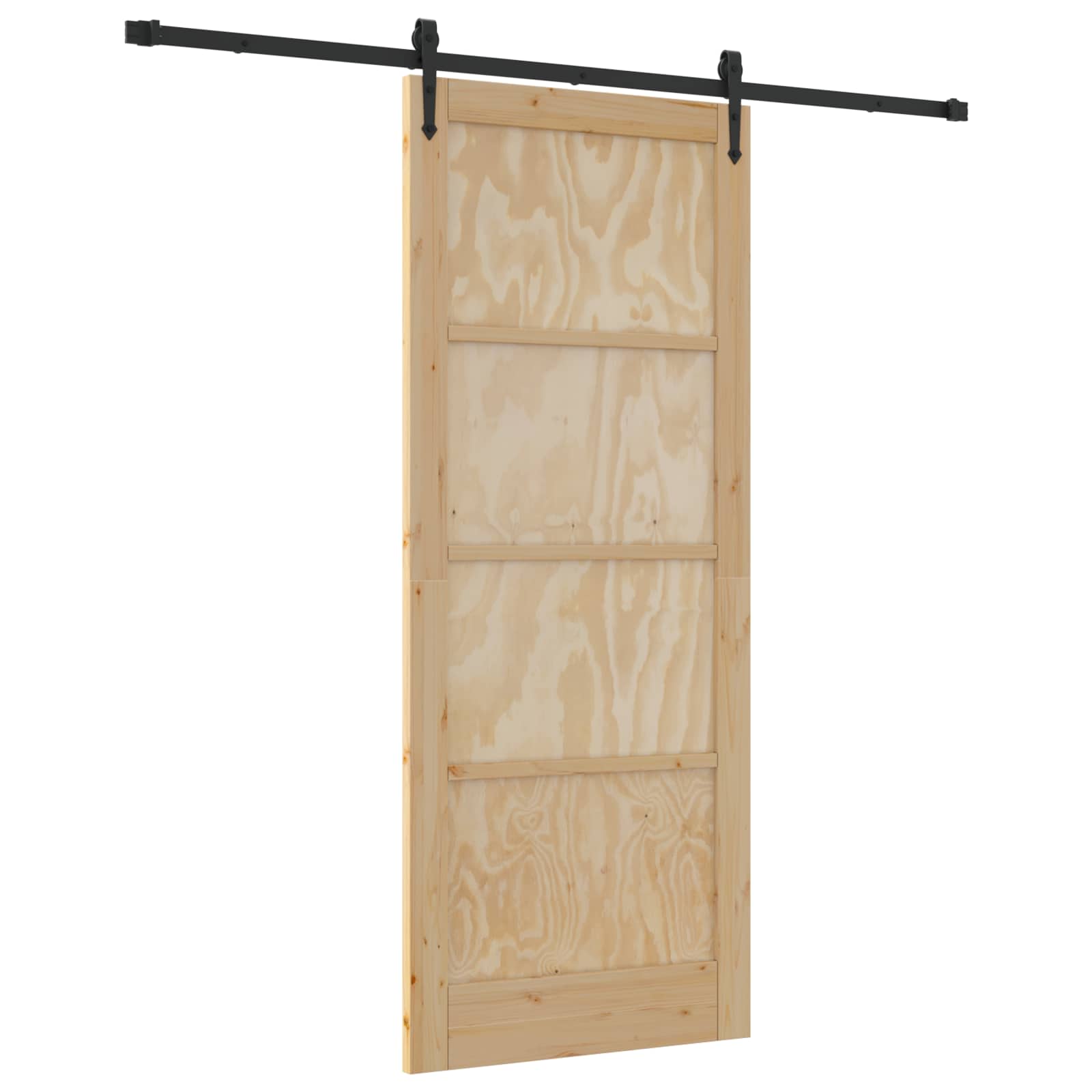 Schiebetür ORKDAL Natur 61 x 198,5 cm Massives Kiefernholz