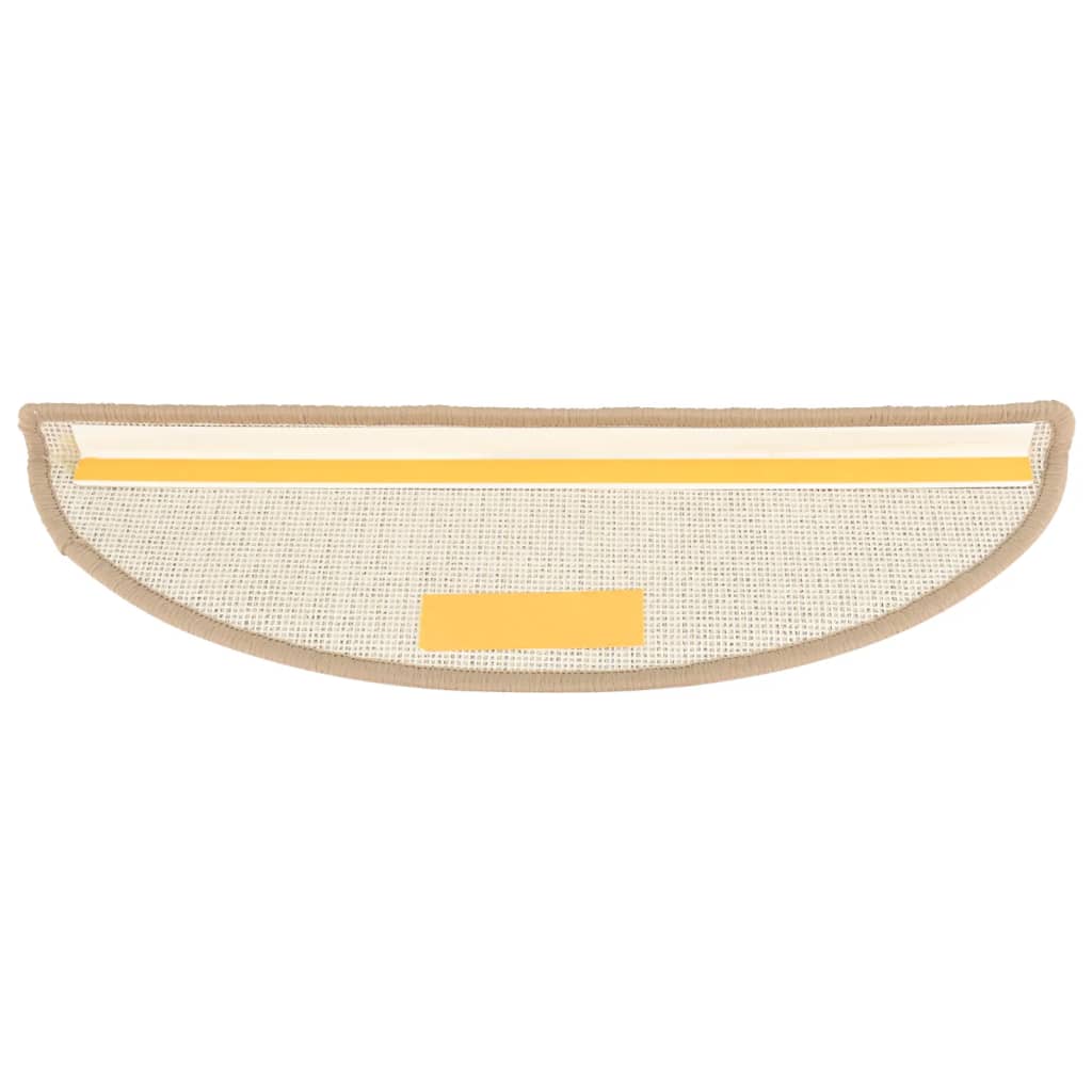 Stufenmatten 15 Stk. 56x17x3 cm Grau Halbrund