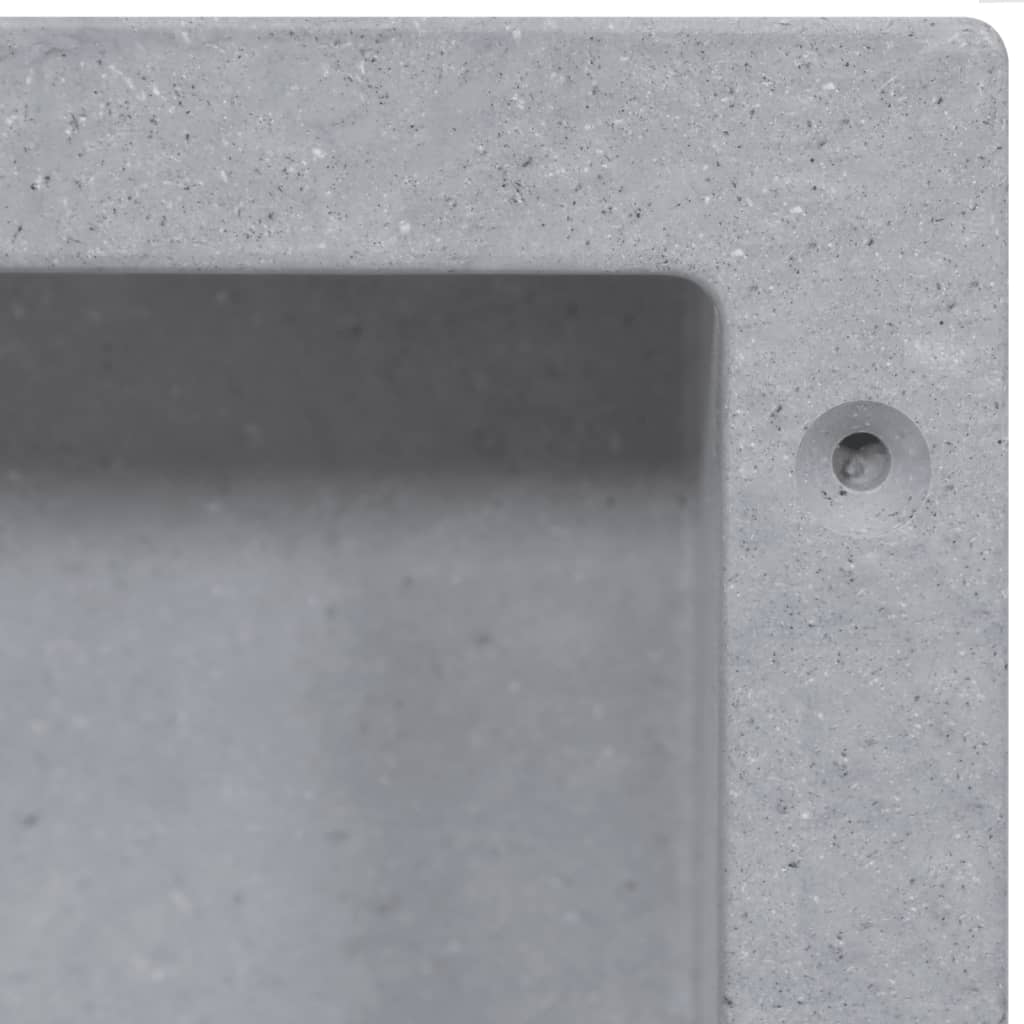Duschnische Mattgrau 41x36x10 cm