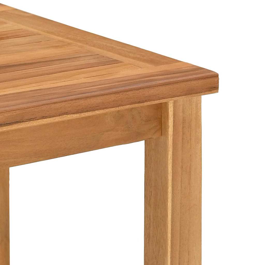 Couchtisch mit Speicher Braun 45 x 45 x 45 cm Massivholz Teak