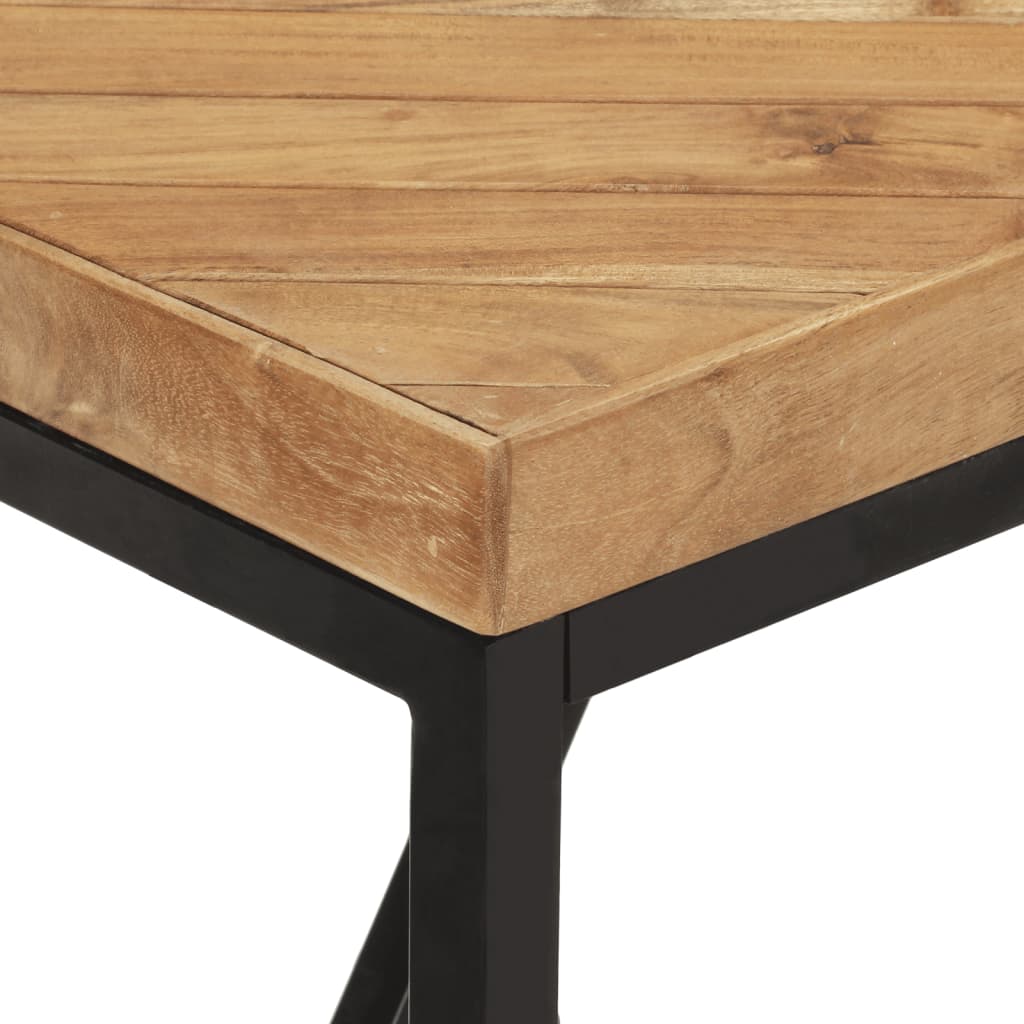 Esstisch 140x70x76 cm Massivholz Akazie und Mango