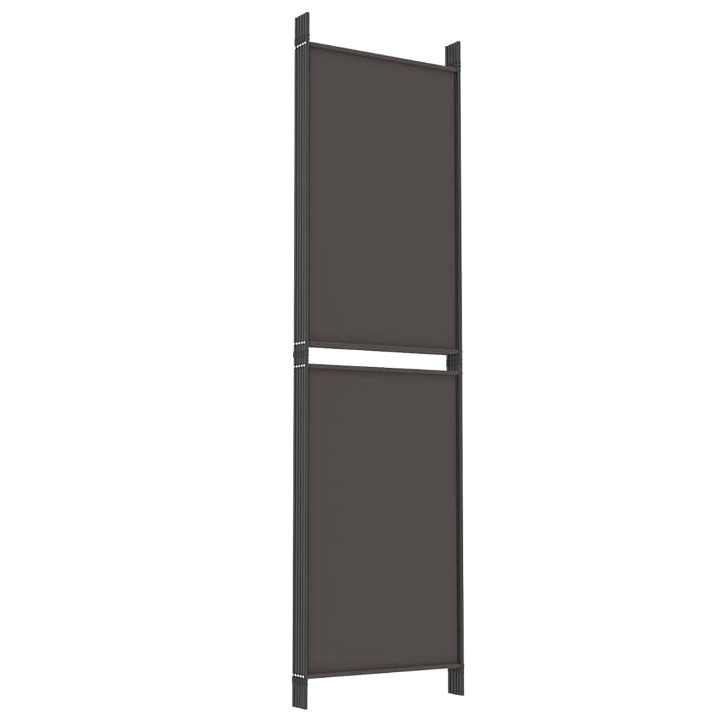3-teiliger Raumteiler Beige 150 x 180 cm Stoff