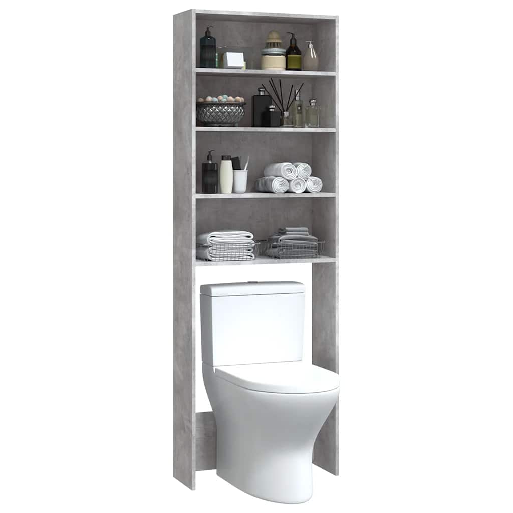 Waschmaschinenschrank Weiß 64x24x190 cm