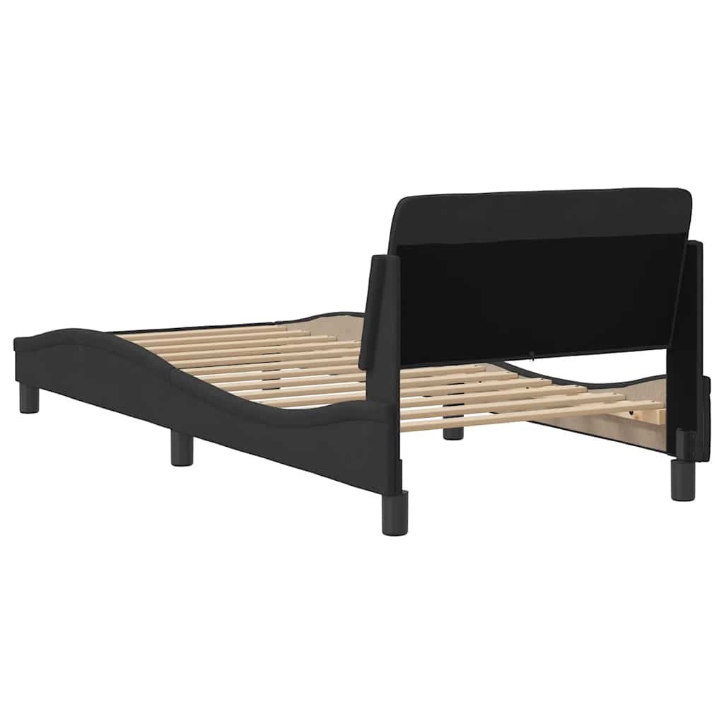 Bettgestell "Dover" Hellgrau 80x200 cm Samt