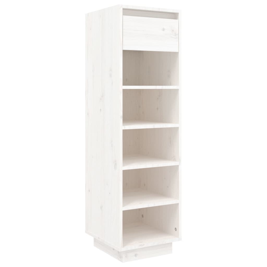 Schuhregal 30x34x105 cm Massivholz Kiefer