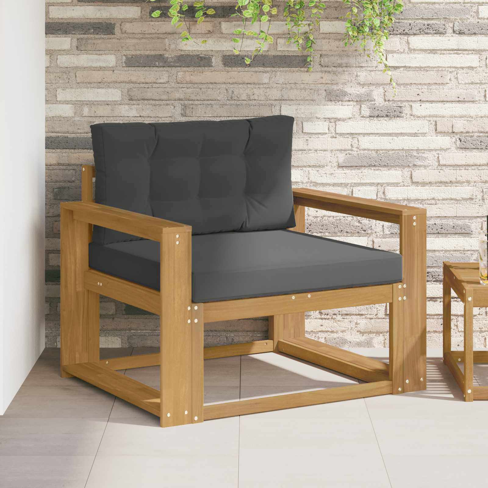 Outdoor Mittelsofa Natur