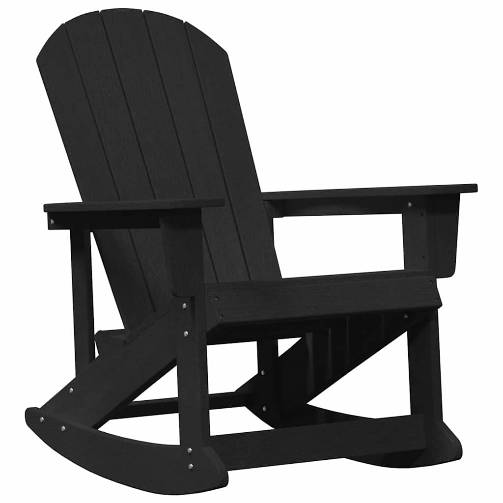 Adirondack-Schaukelstuhl Weiß 92 x 73,5 x 92 cm HDPE