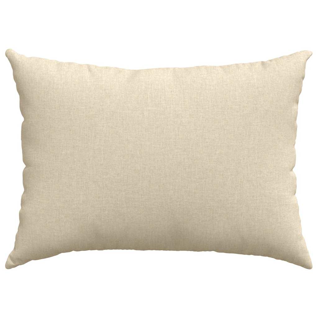 Sofakissen 2 pcs Hellgrau 50 x 30 cm Stoff