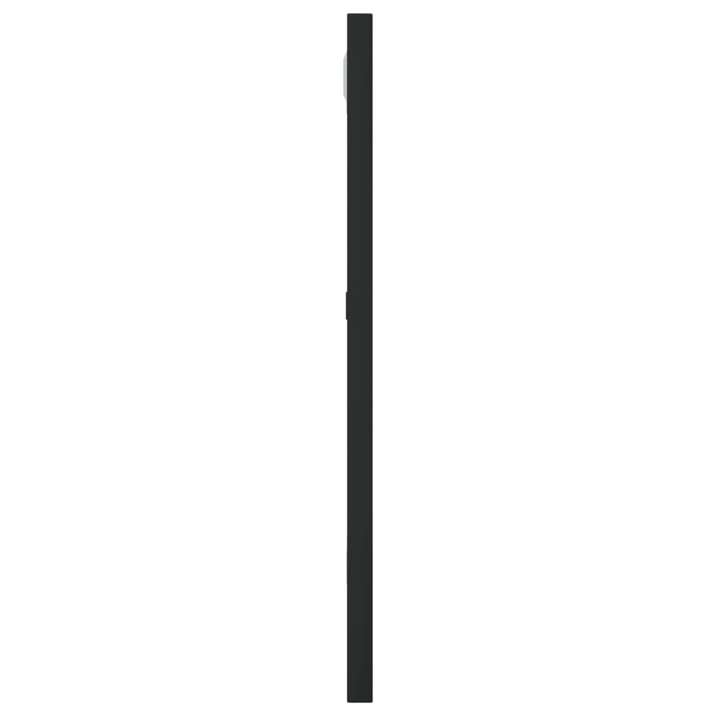 Wandspiegel Schwarz 60x40 cm Metall
