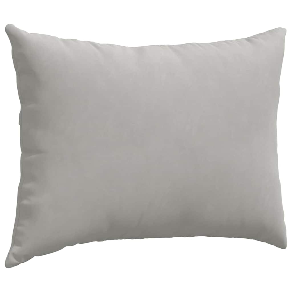 Sofakissen 2 Stück Taupe 50 x 30 cm Stoff