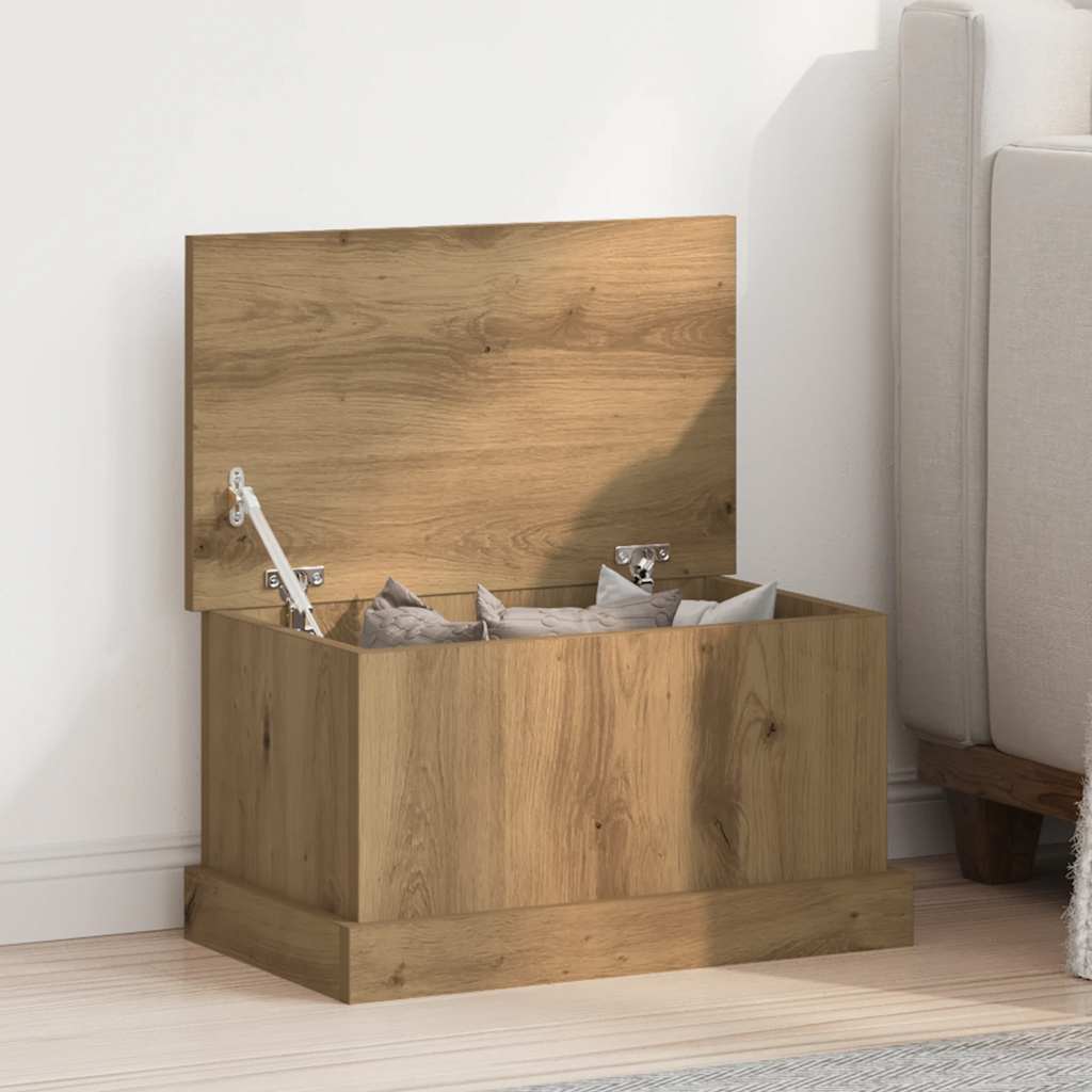 Aufbewahrungsbox Weiß 50 x 30 x 28 cm Holzwerkstoff
