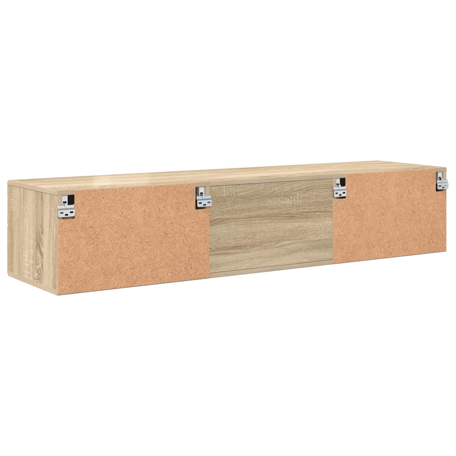 Highboard mit Regal FLORIN Weiß 60 x 35 x 182 cm Holzwerkstoff