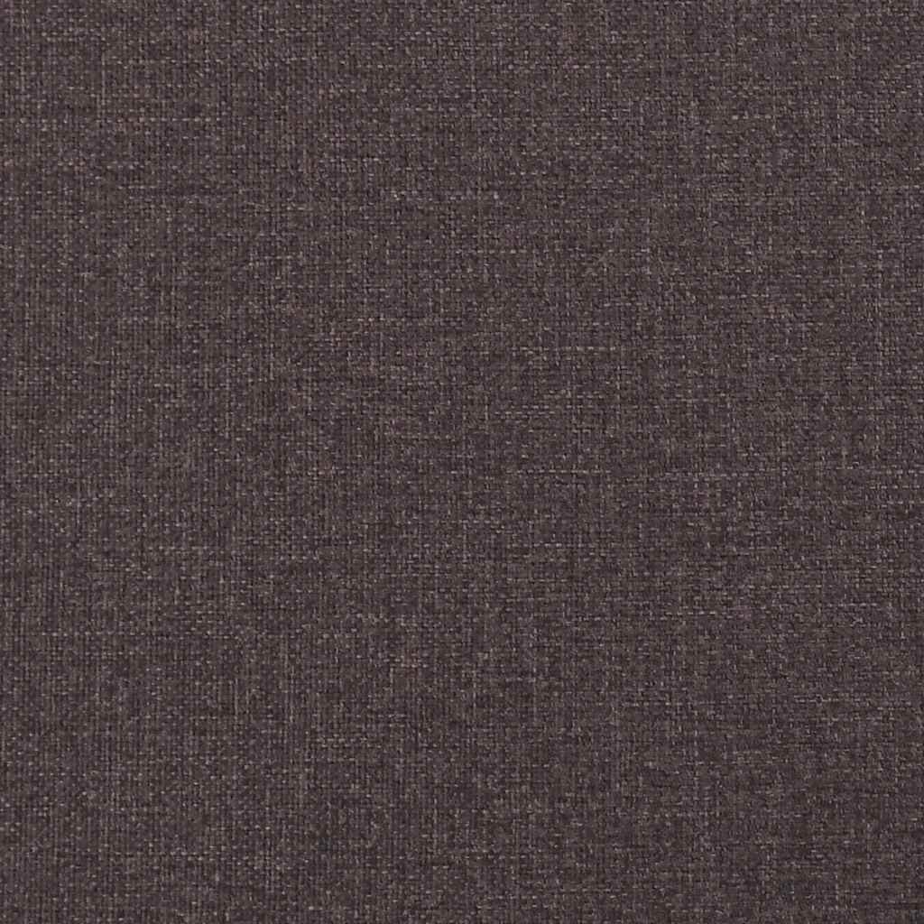 Hocker mit Holzbeinen Schwarz Stoff