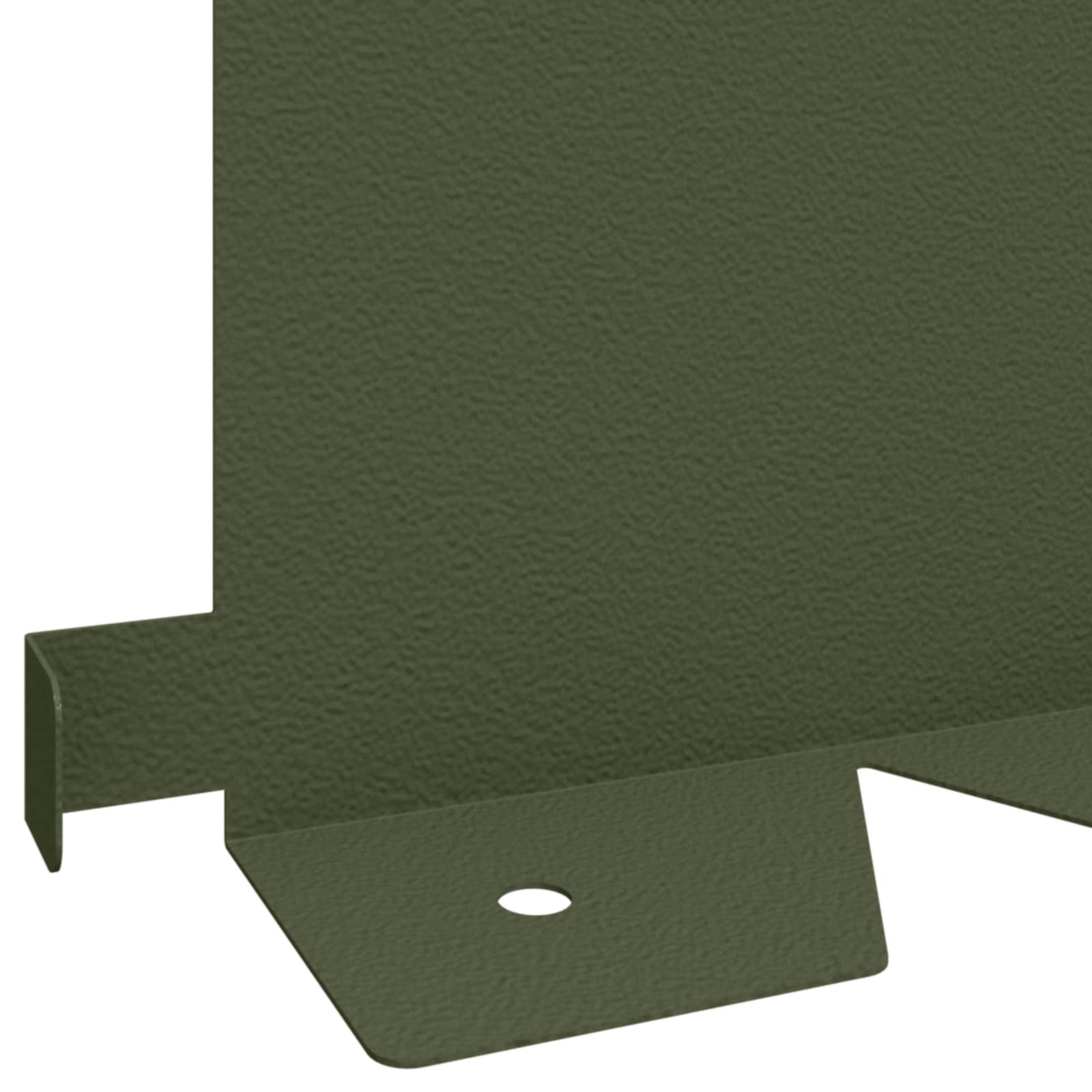 Raseneinfassung 10 pcs 102 x 4 x 4 cm Stahl Schwarz