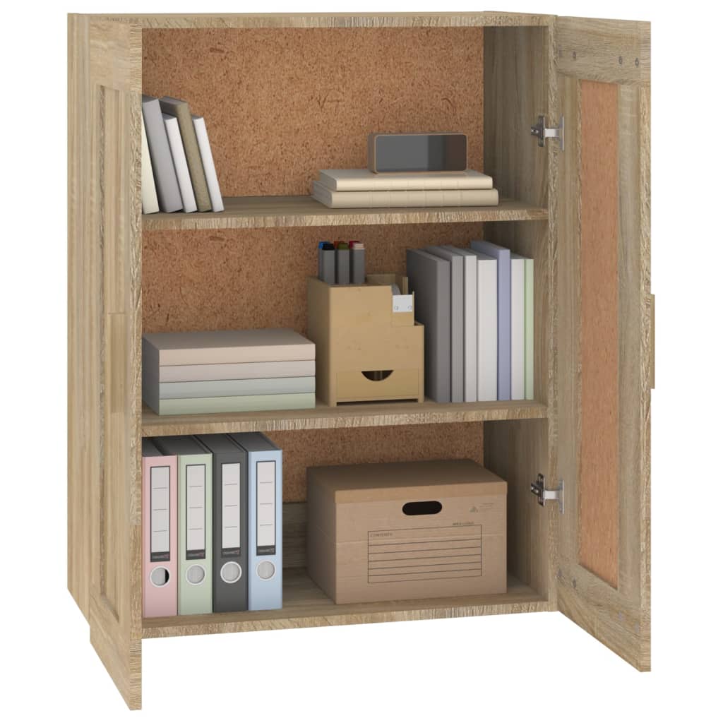 Wandschrank Weiß 69,5x32,5x90 cm Holzwerkstoff