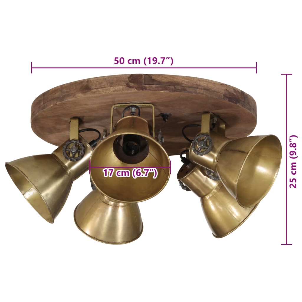 Wandlampe Industriestil Silbern 45x25 cm E27