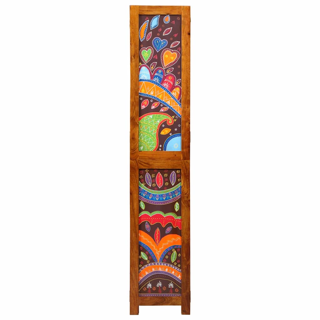 Raumteiler Honigbraun 105 x 1,5 x 160 cm Massivholz Akazie