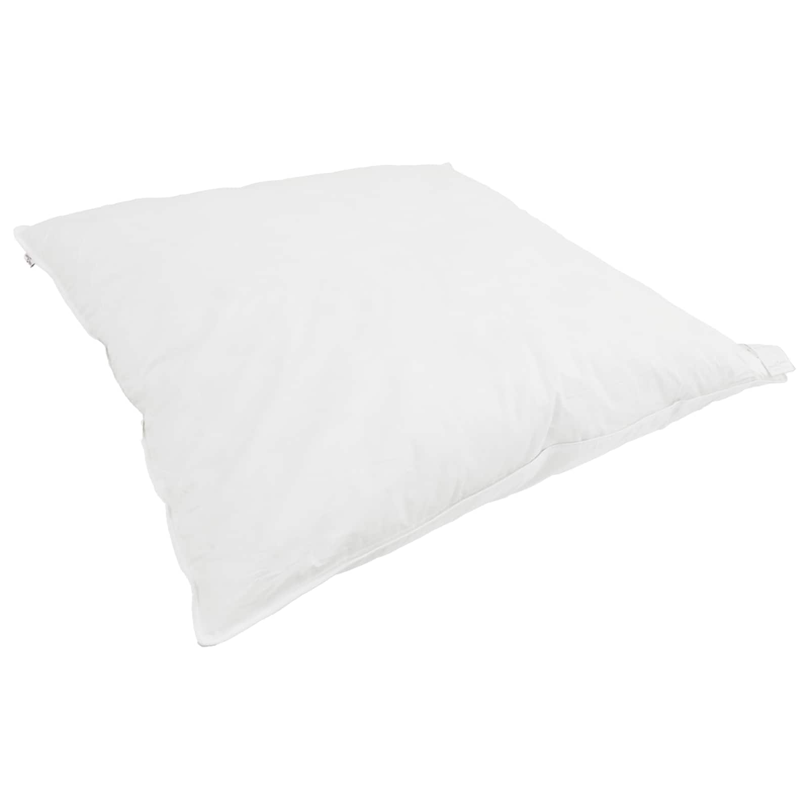 Sommerdecke mit Kissen 2 pcs Weiß Daunenfeder