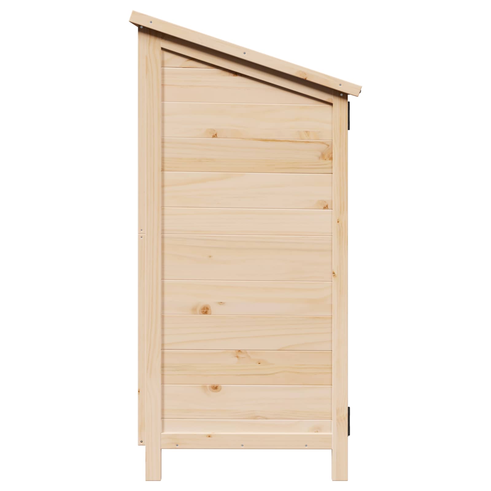Gartenschuppen Natur 59 x 56 x 113,5 cm Massivholz aus Fichte