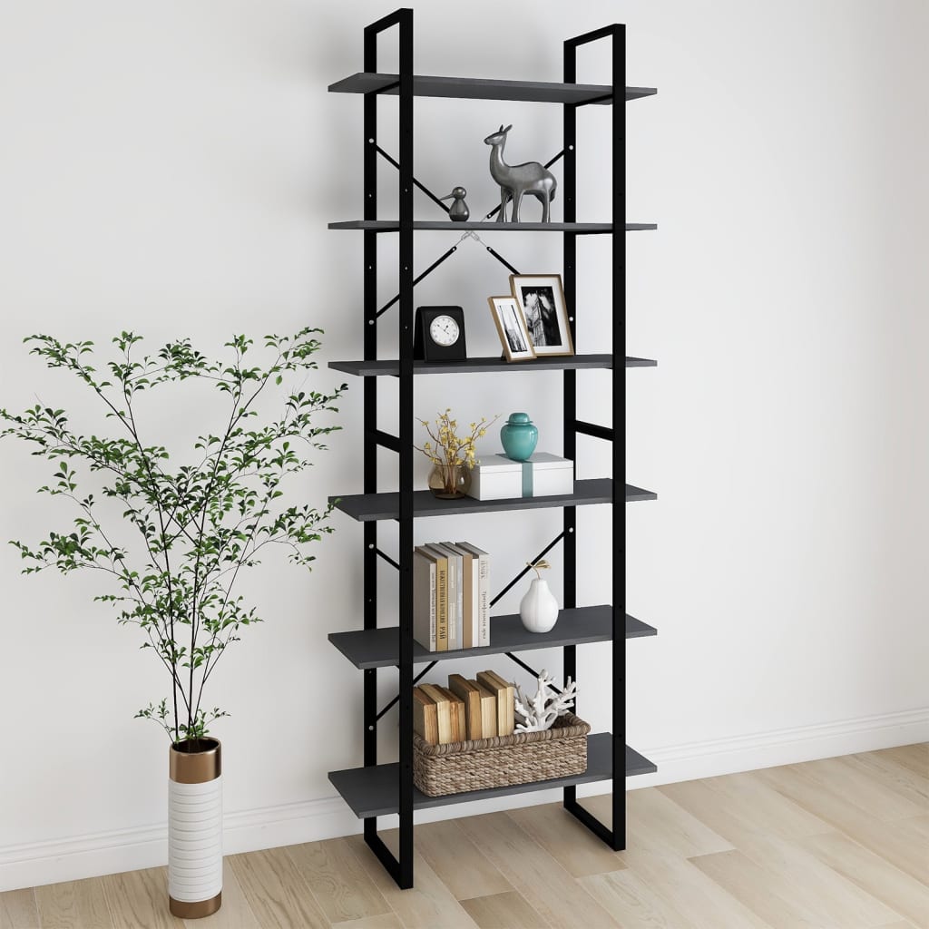 Bücherregal Weiß 80x30x105 cm Holzwerkstoff