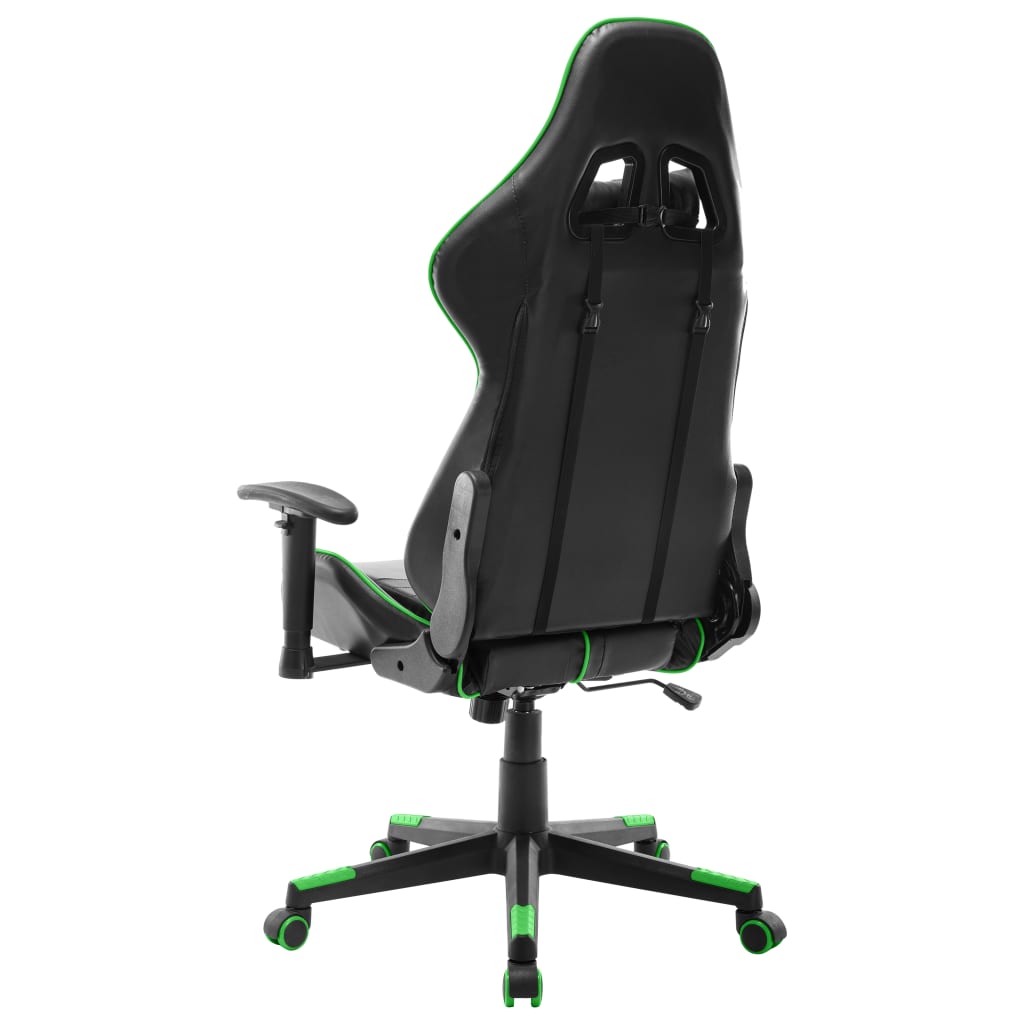 Gaming-Stuhl Schwarz und Blau Kunstleder